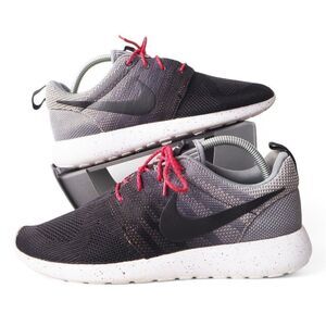 Nike ID By You Roshe One Ombre Fade Sneakers Black / Grey 684910-992 Women's 10